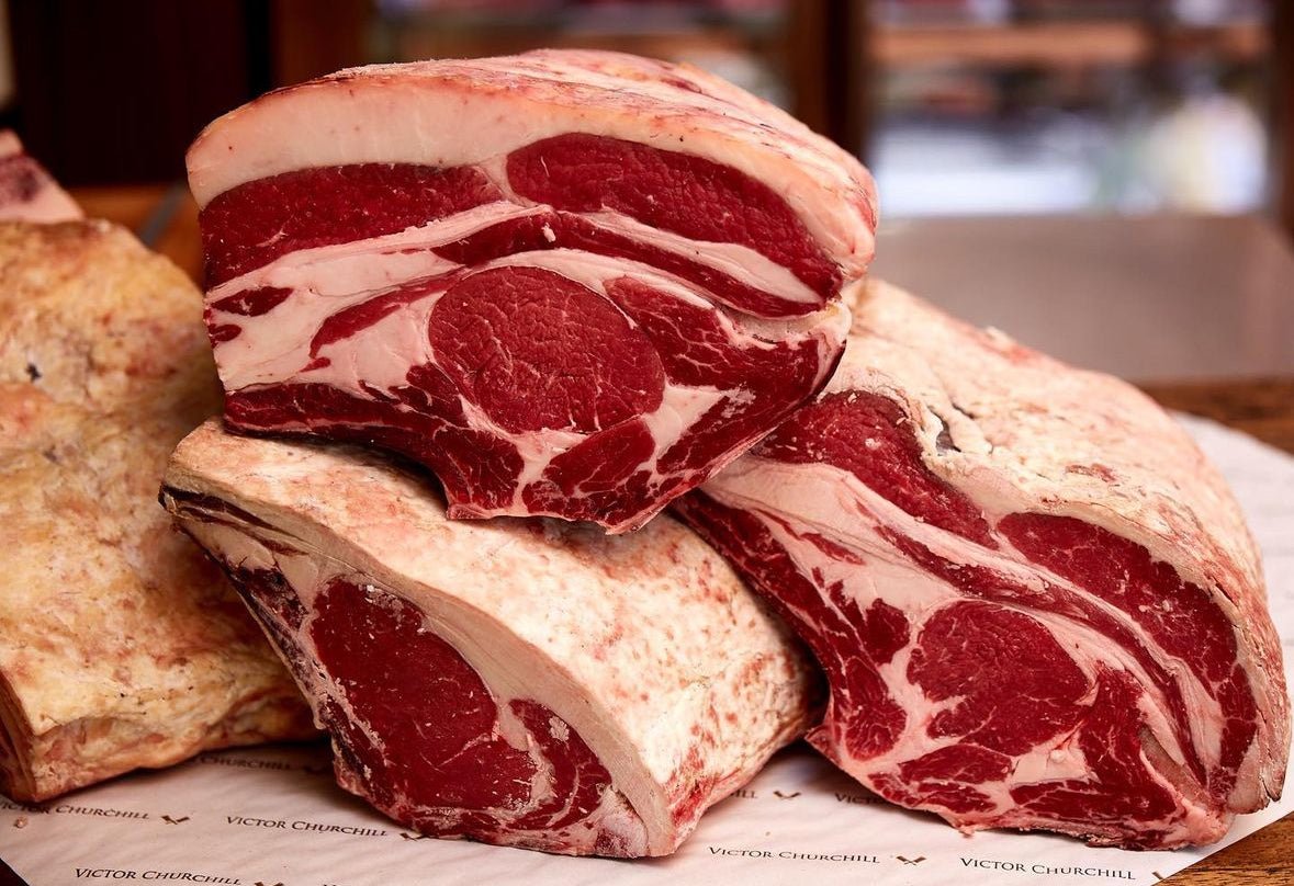 CHULETON VACA SIMMENTAL 45 DRY AGED (EDICION ESPECIAL HOSTELERIA) - BEEFMASTER MADRIDCHULETON VACA SIMMENTAL 45 DRY AGED (EDICION ESPECIAL HOSTELERIA)